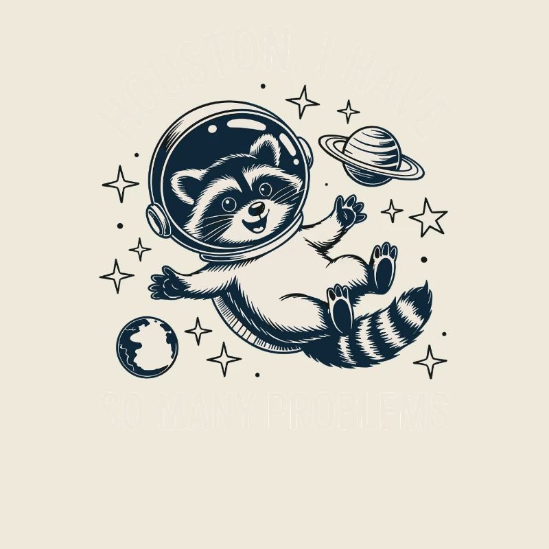 Husten i have so many Problems Wachbär im Weltraum