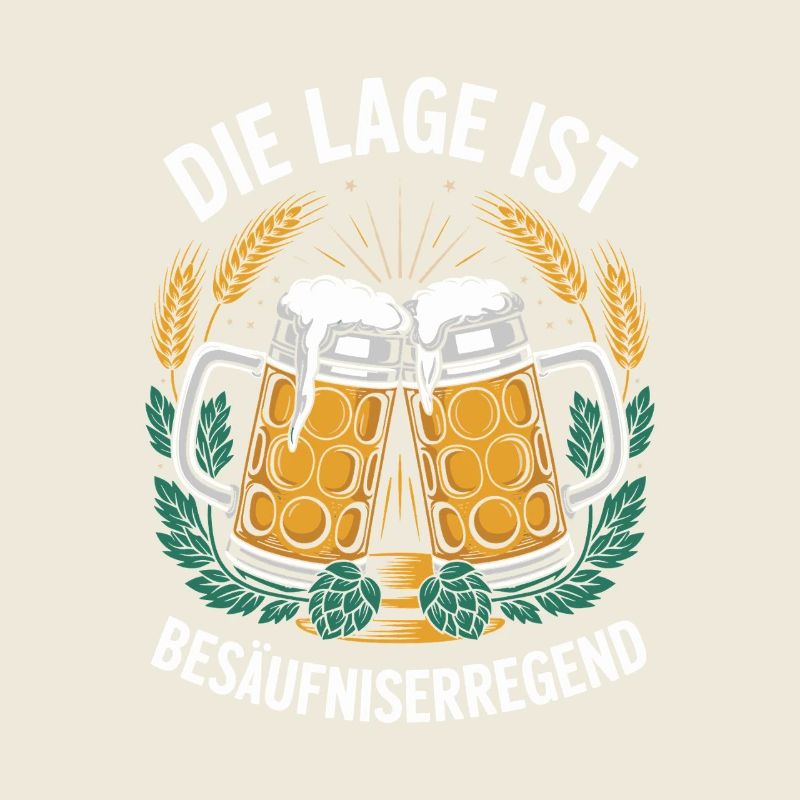 Lustiges Bier Design