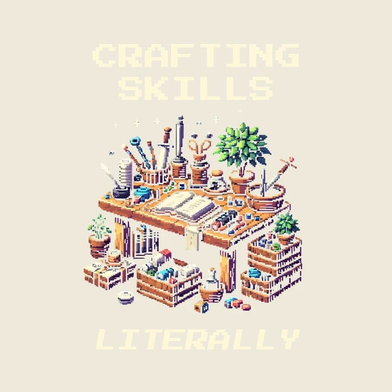 Occupational Therapy Craft Skill Retro Pixel Art