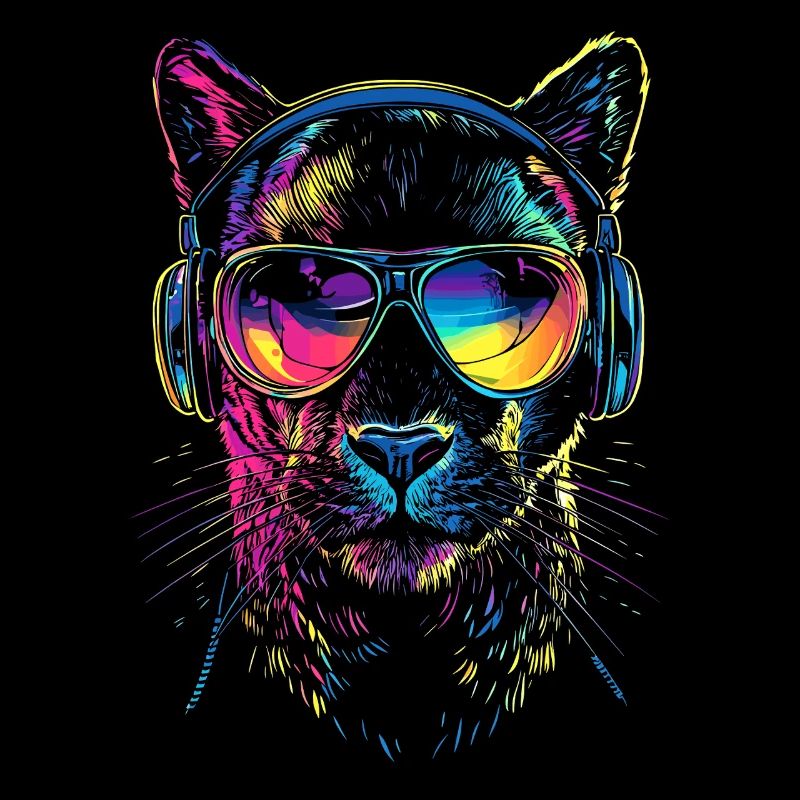 Panther Leopard Raubkatze Süße Großkatze Panter