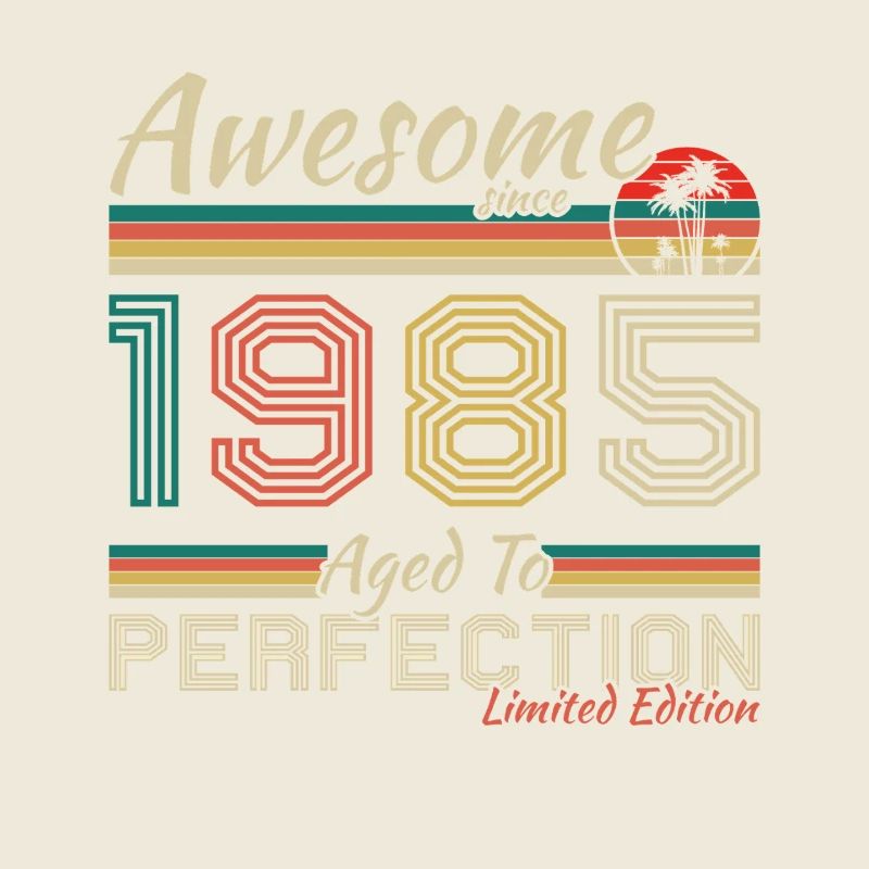 1985 Vintage-Retro-Geburtstagsgeschenk