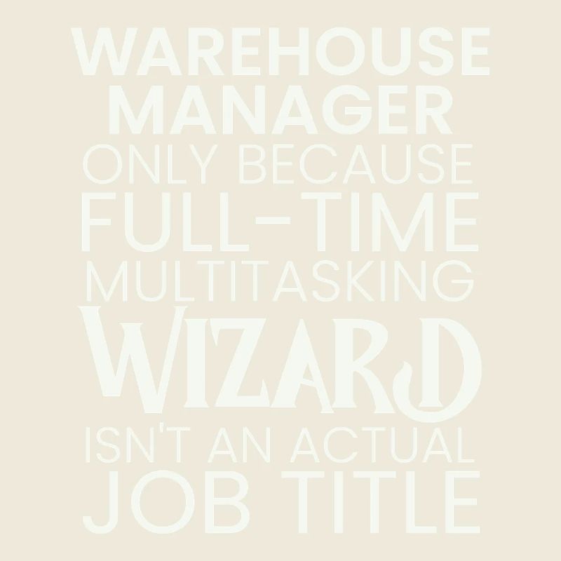 Warehouse Manager multitasking Wizard