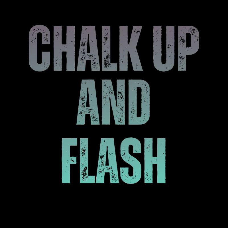 Boulderer Chalk Up Und Flash Bouldering