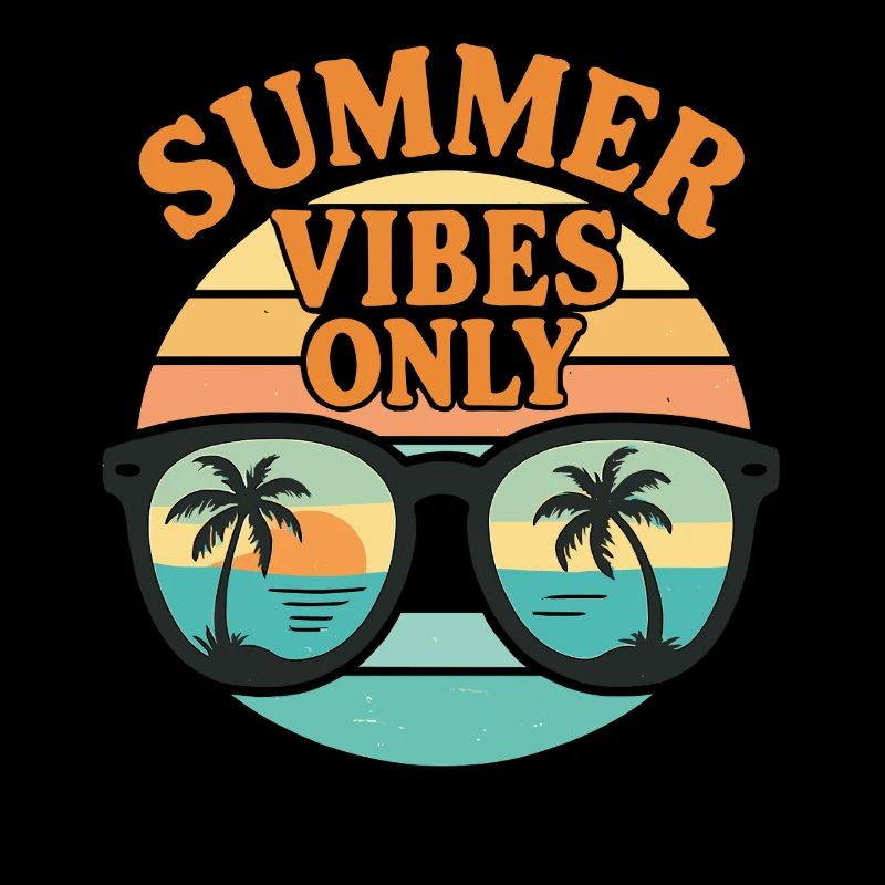 Retro Sonnenbrille Sommer Vibes Design