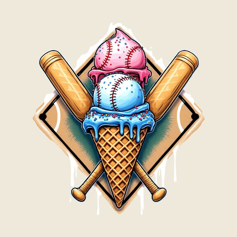 Baseball Eis Baseballschläger