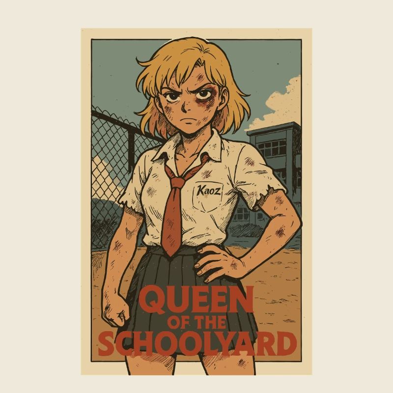 Königin des Schulhof mit Kampfgeist