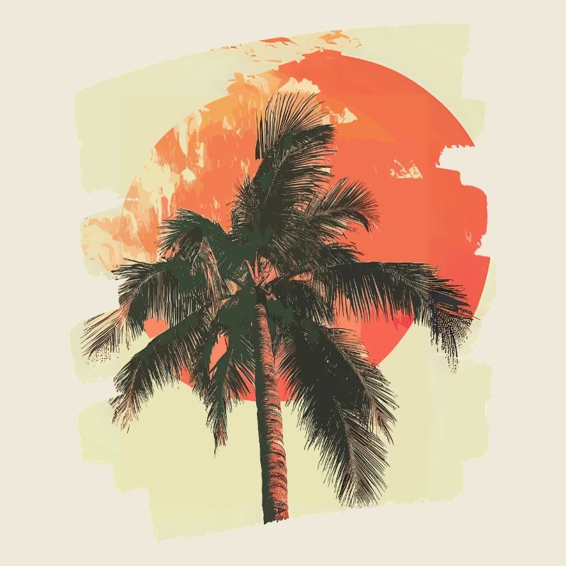 Palm Tree Sunset Summer