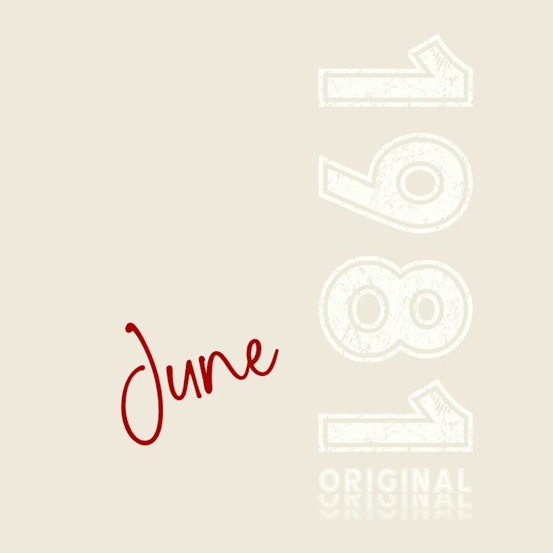 44e anniversaire Original June Né en 1981