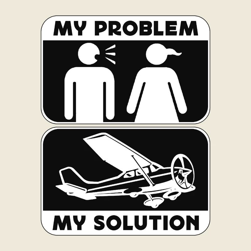 Aerobatic Pilot My Problem My Pictogram Mom Dad