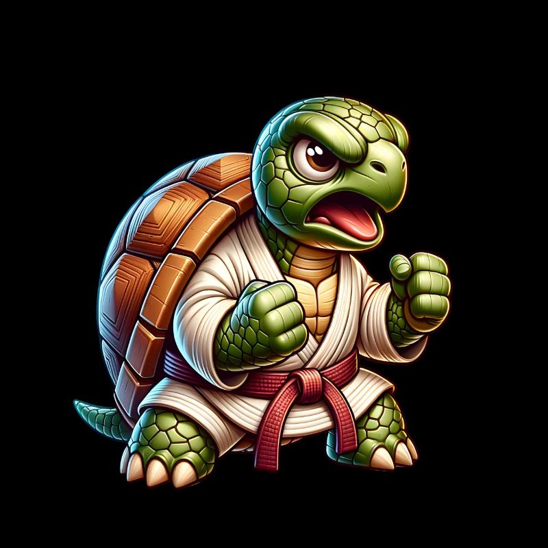Maître de karaté tortue