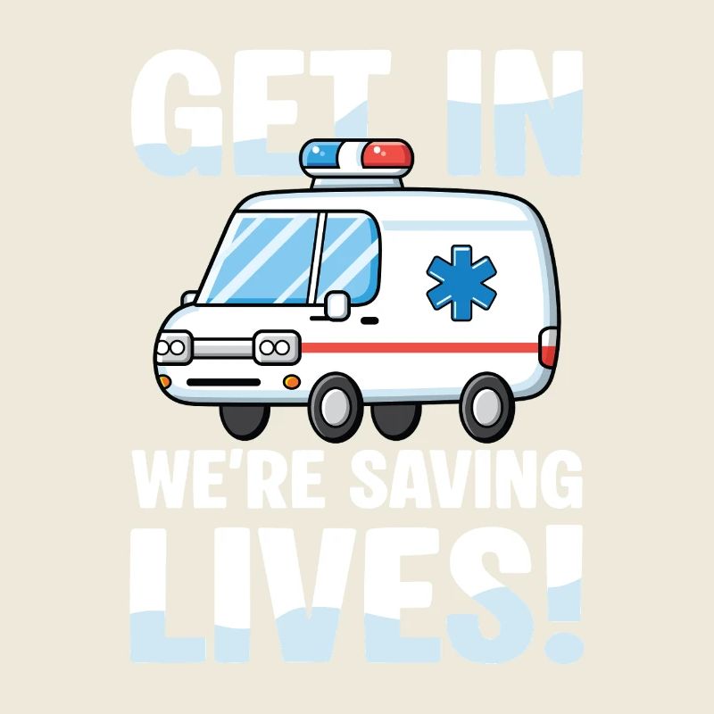 Entrez dans le motif de l’ambulance We Save Lives