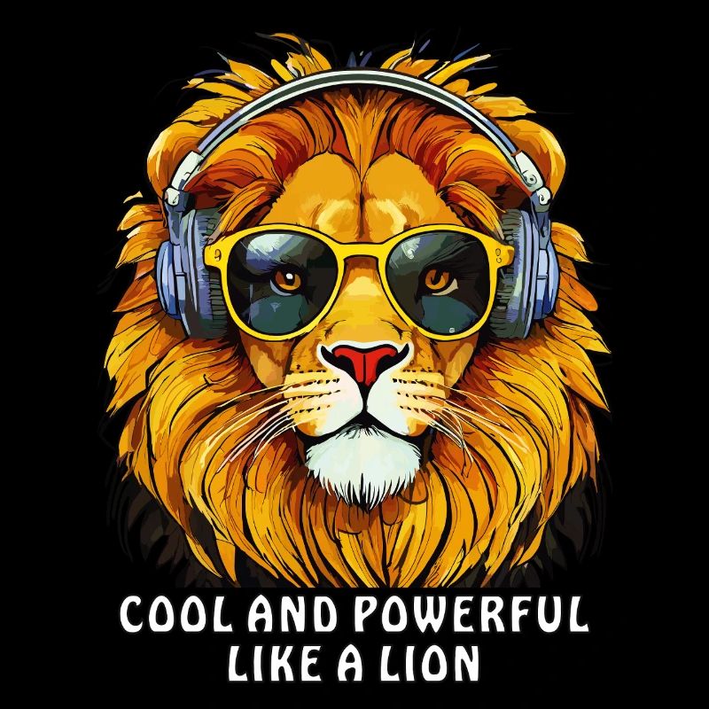 COOL AND POWERFUL LIKE A LION