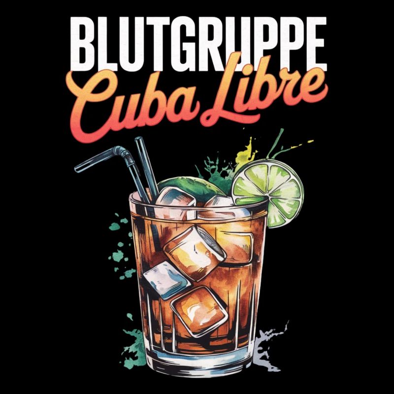 Blutgruppe Cuba Libre Cocktail Barkeeper