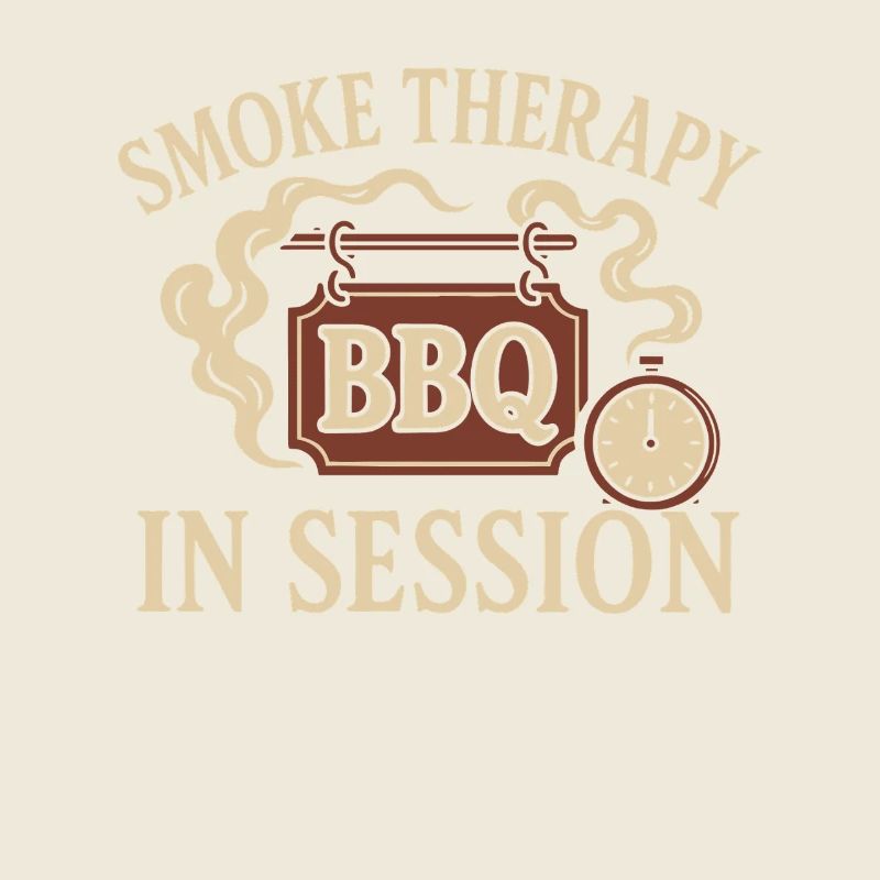 Bbq Therapy Grillmaster Humor Pit