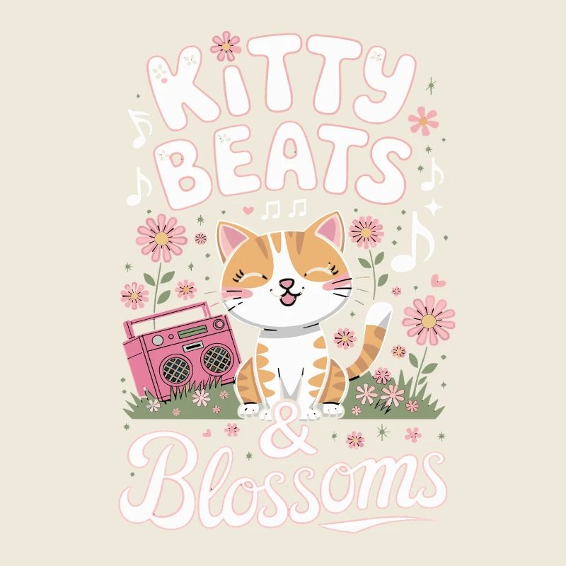 Kitty Beats & Blossoms: Music Lovers, Cat Lovers