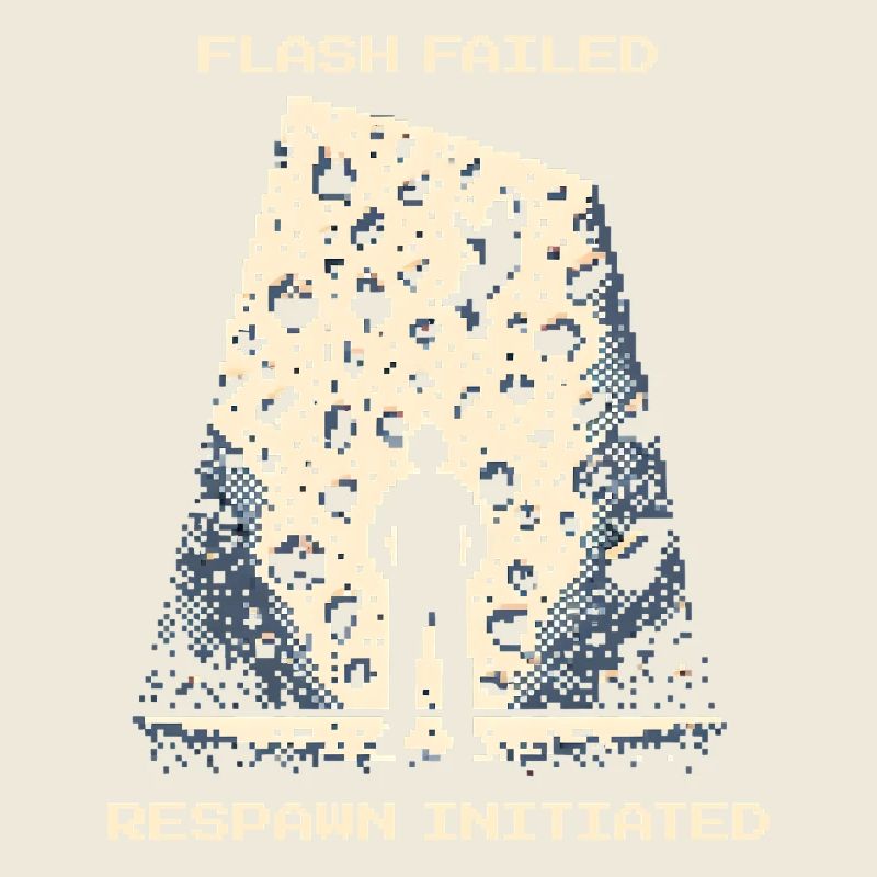 Flash Failed | Bouldern Pixel Art Crashpad