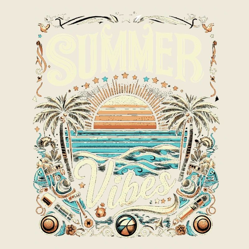 SUMMER Vibes colorful, modificated