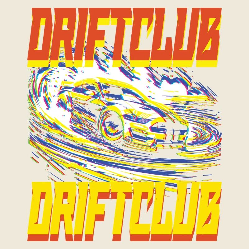 Drift Car - Futuristisches Autorennen im Retro-Stil