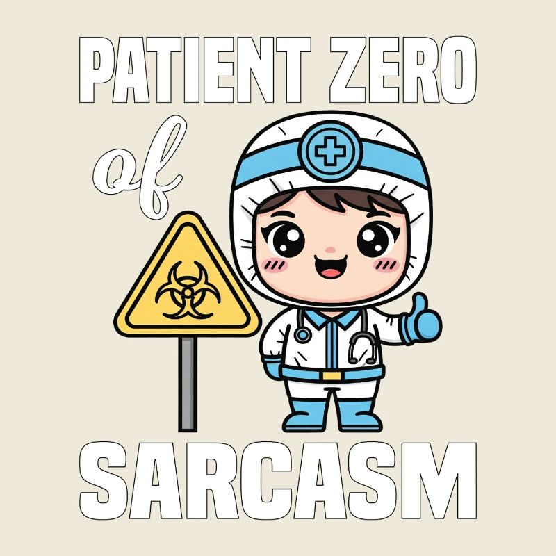 PATIENT ZÉRO DU SARCASME - CADEAU DE MÉDECIN