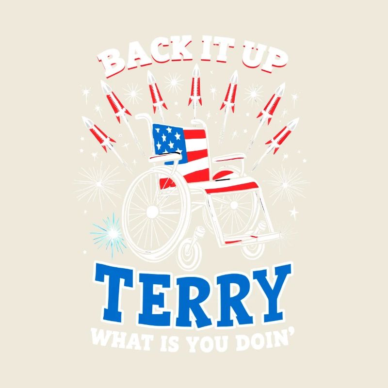 Back It Up Terry Feuerwerk Rollstuhl