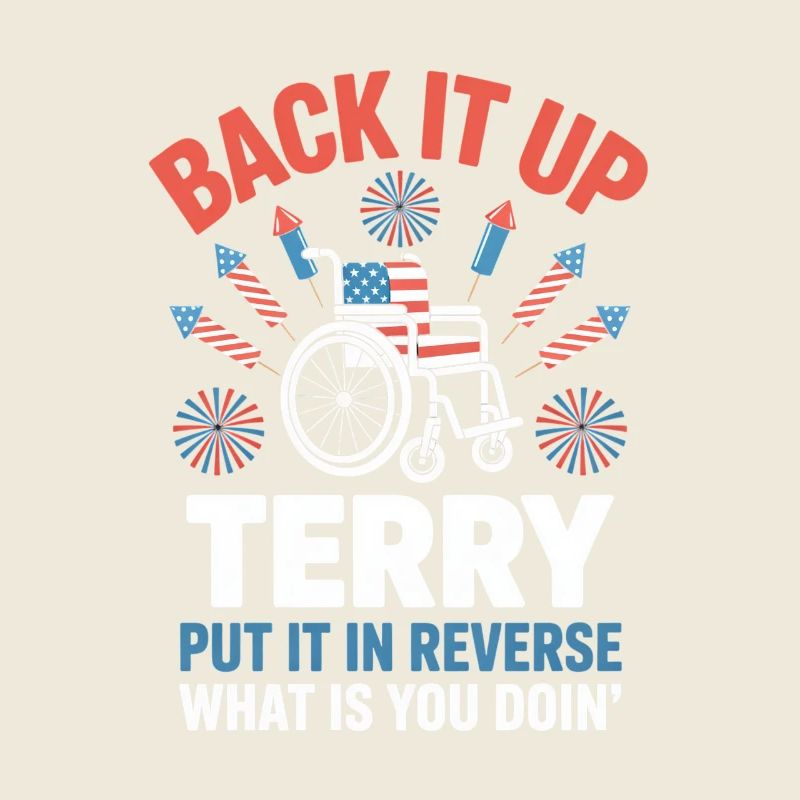 Back It Up Terry Fireworks Wheelchair