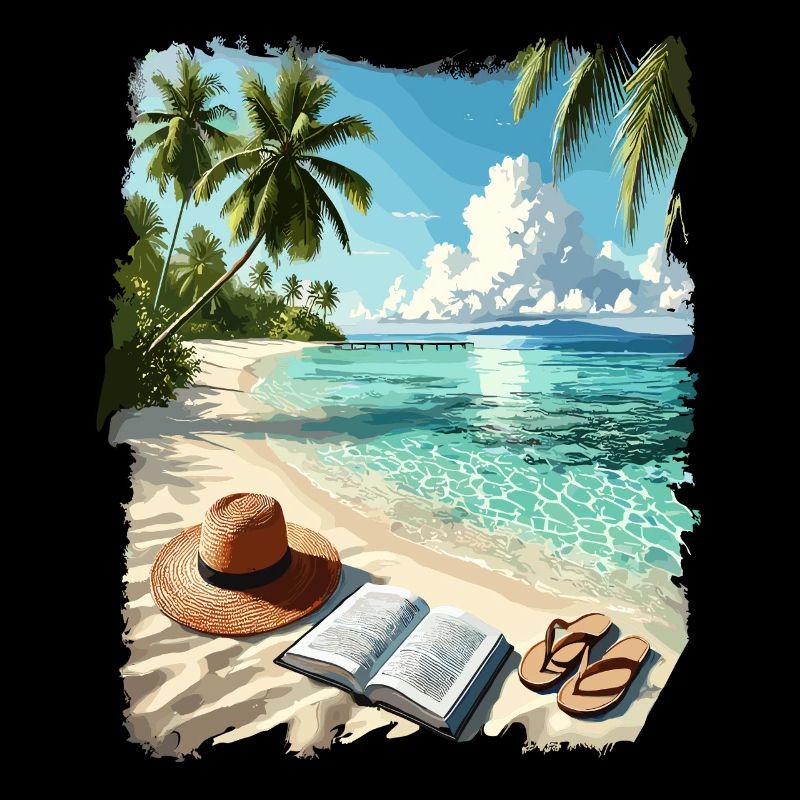 Beach Sommer Insel Urlaub Strand Meer Sonne