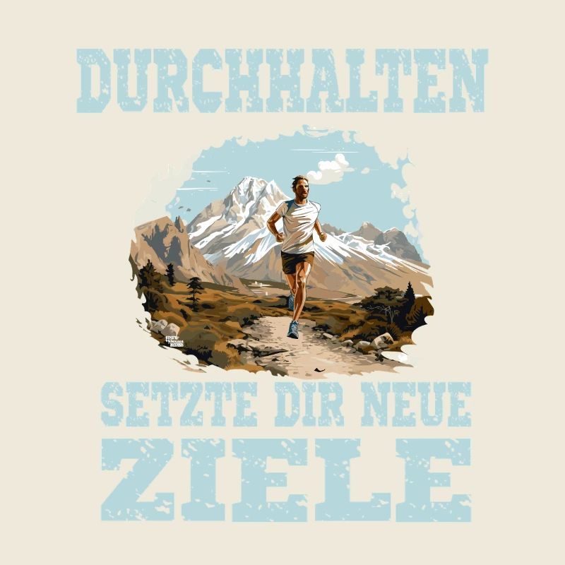 Durchhalten Setze Dir Neue Ziele Motivation Lauf