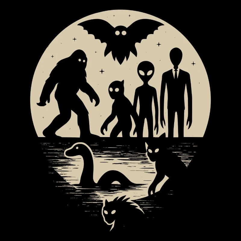 Mystical Creatures in the Moonlight