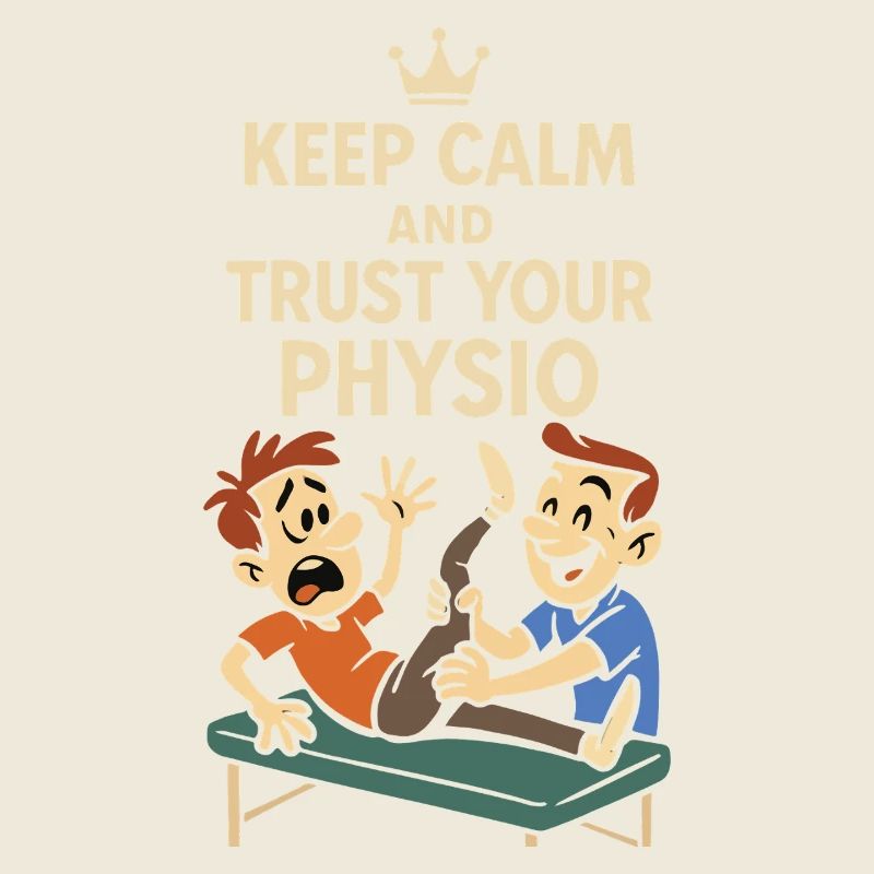 Physiotherapist Keep calm Trust