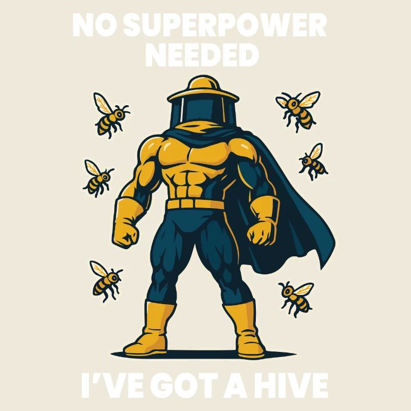 Bee Beekeeper Superpower Hive Honey