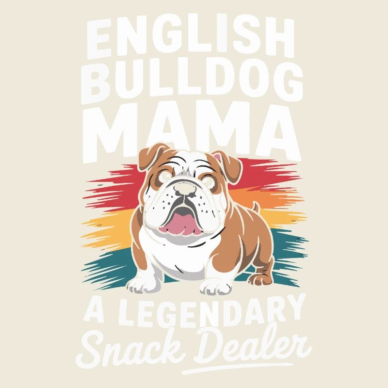 Maman bouledogue anglais, marchand de collations légendaire