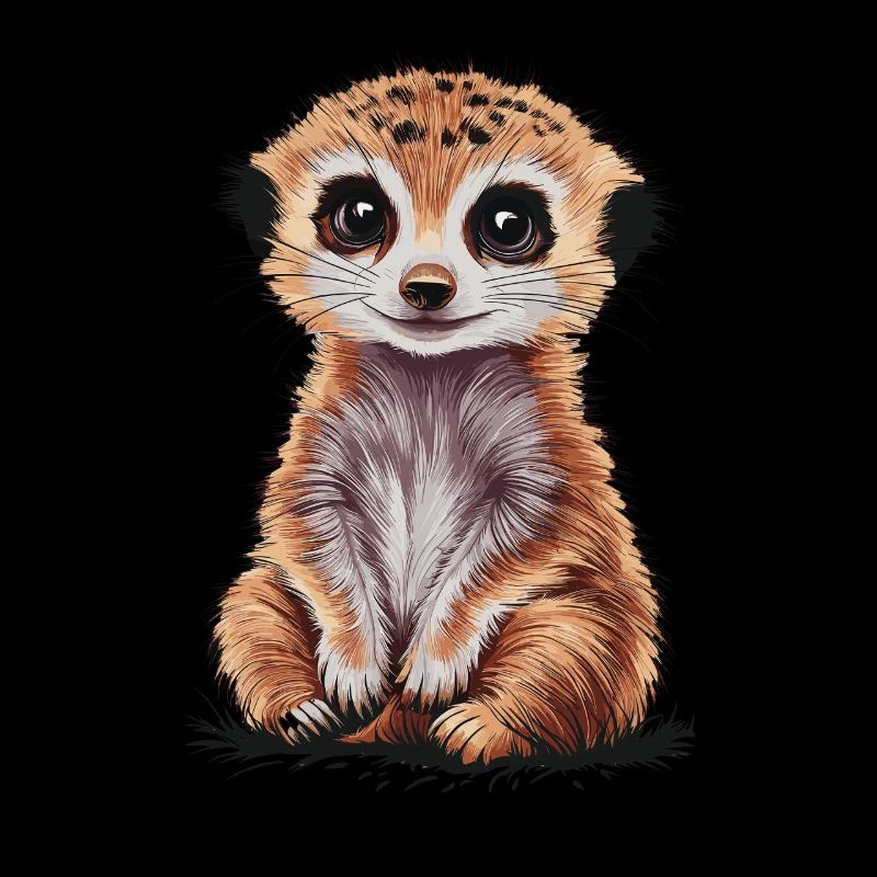 Suricate mignon pour les amoureux des animaux et