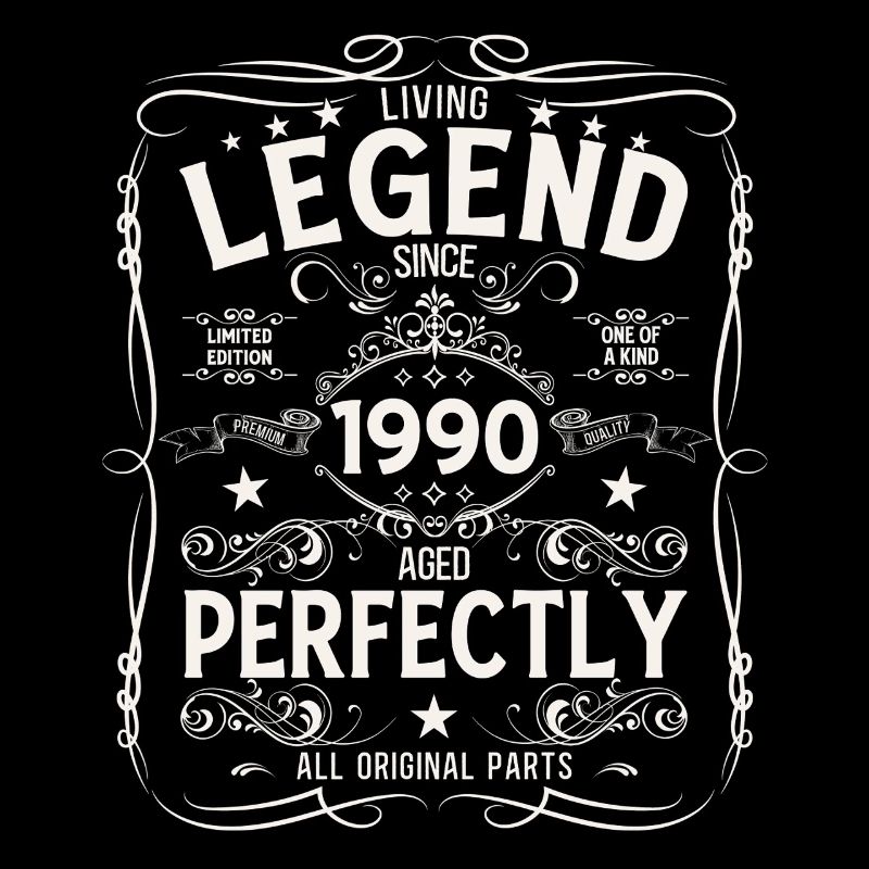 35. Geburtstag Geschenk Mann Original 1990