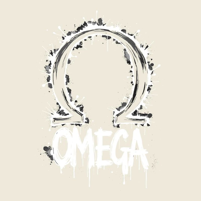 Omega Symbol Splash