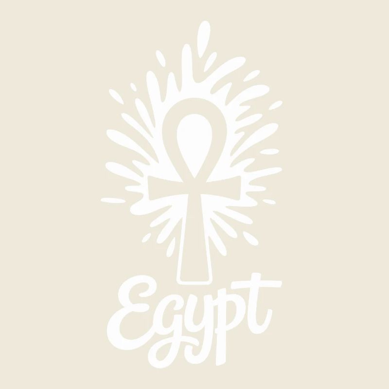 Egypt Ankh Symbol Splash