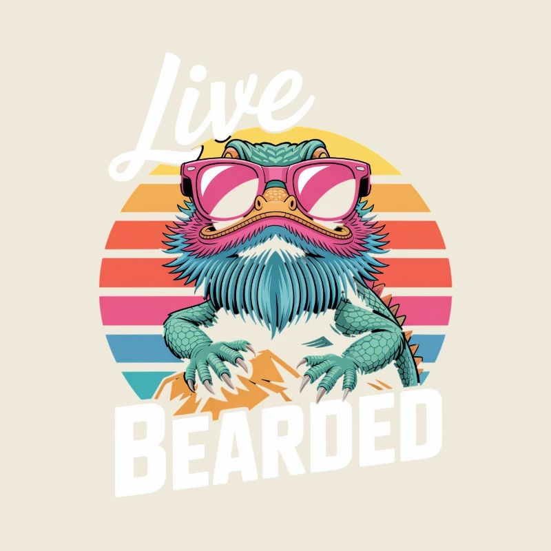 Live Bearded! Bearded Dragon Reptile Terraristics
