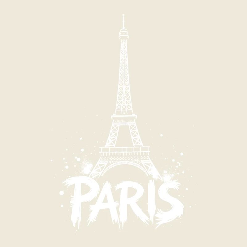 Eiffel Tower Pop Art Night Scene