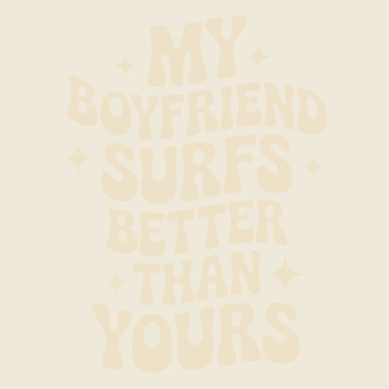 Surfez mon petit ami surfe mieux que le vôtre surfeur
