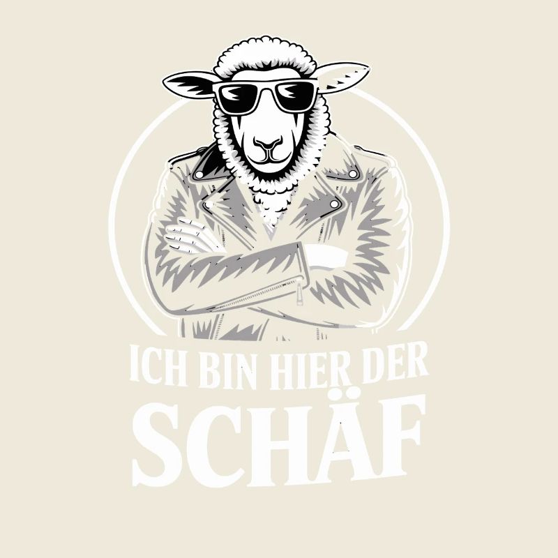 Ich Bin Hier Der Schäf Lustige Cooles Schaf Design