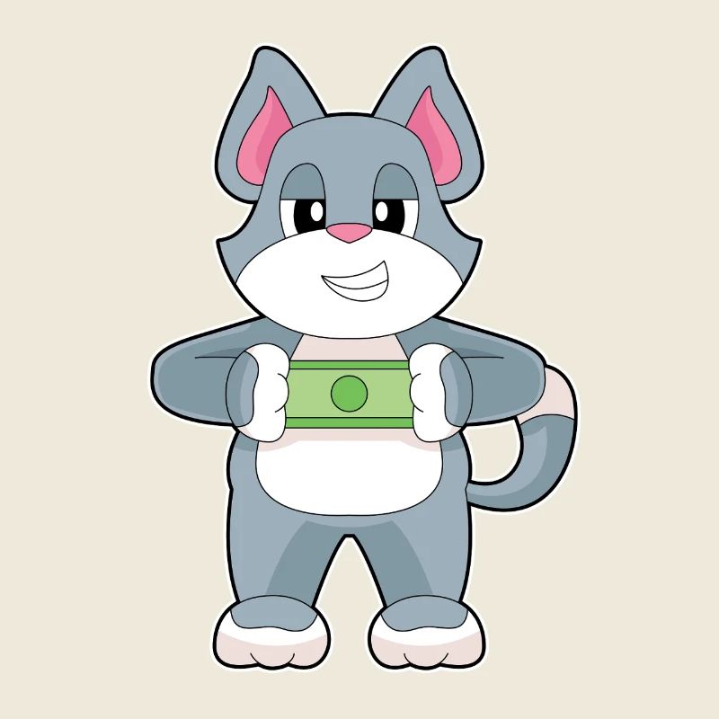 Billet de banque chat