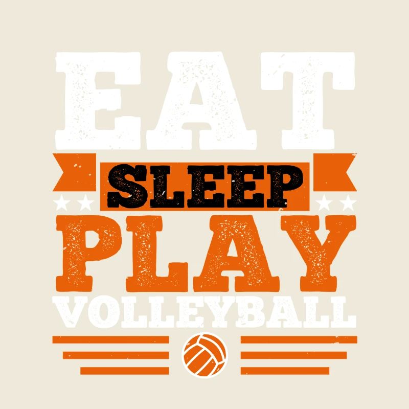 Design Volleyball Leidenschaft Bunter Stil