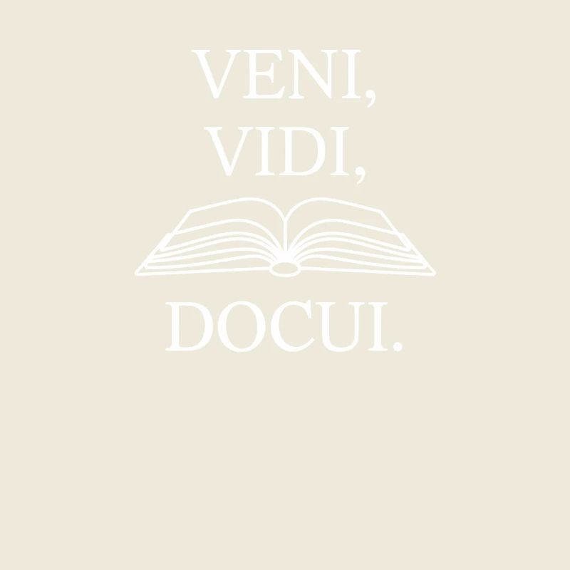 Veni Vedi Docui – Lateinisches Spruch Design