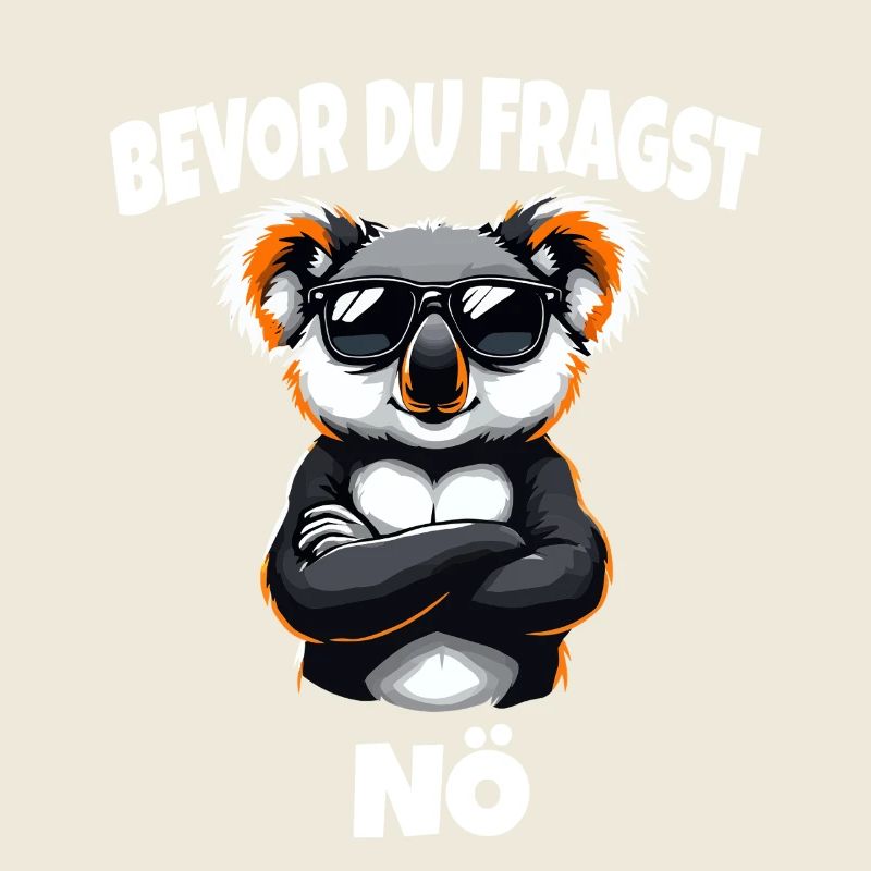 Koala : Avant que tu ne demandes, non, en disant, drôle, effronté, ours