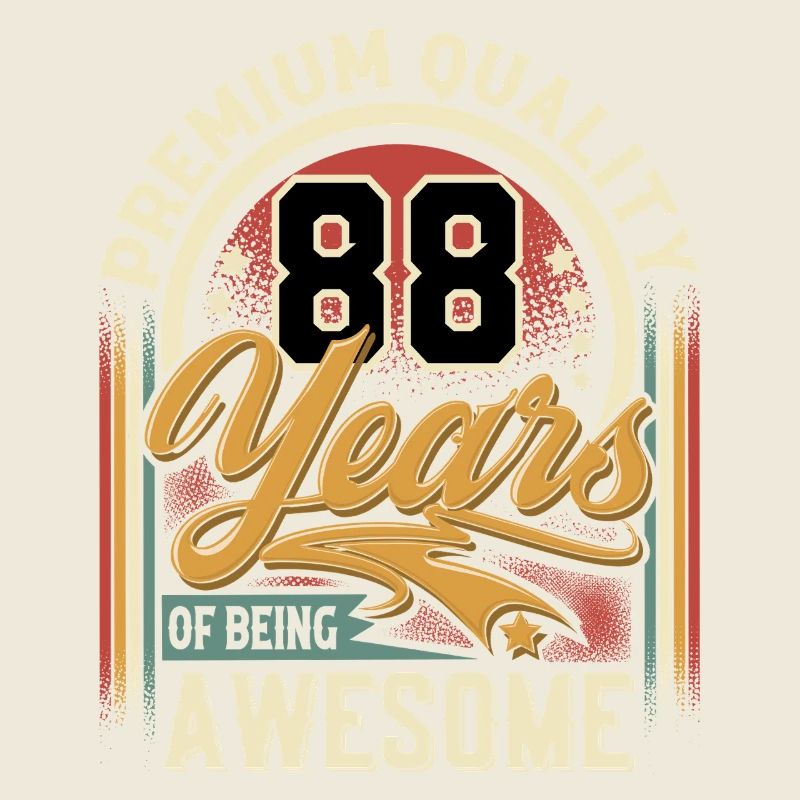 88. Geburtstag Vintage