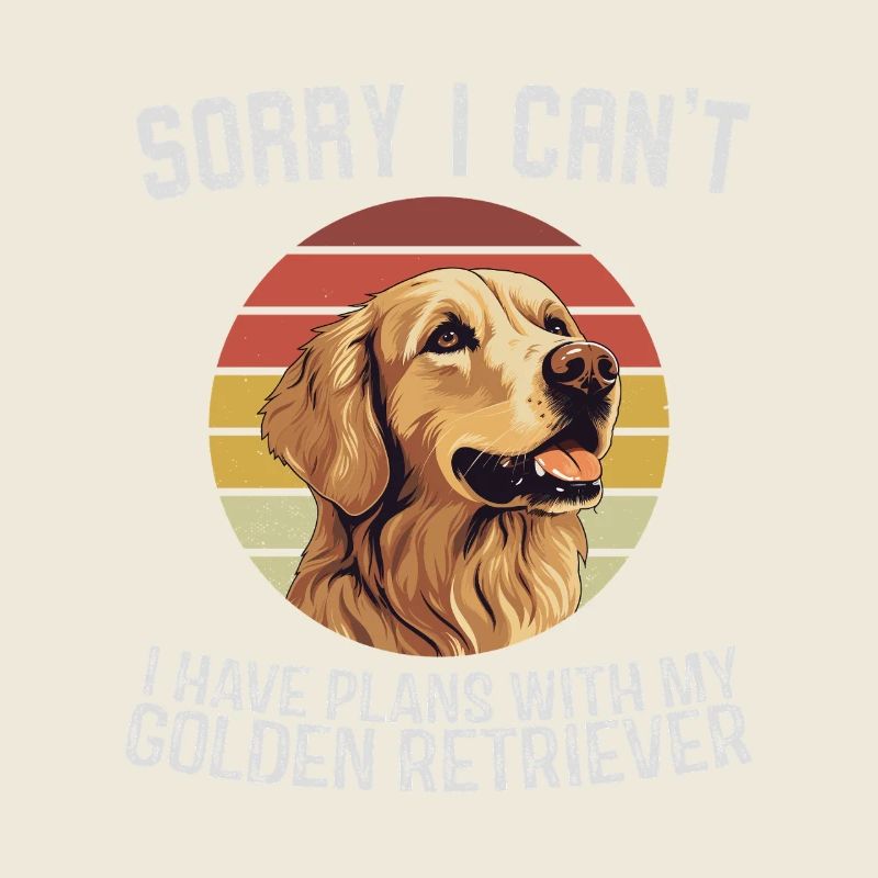 Golden Retriever Apology Tee Design