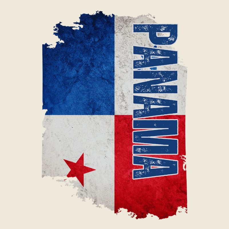 Panamaische Flagge, ich liebe Panama