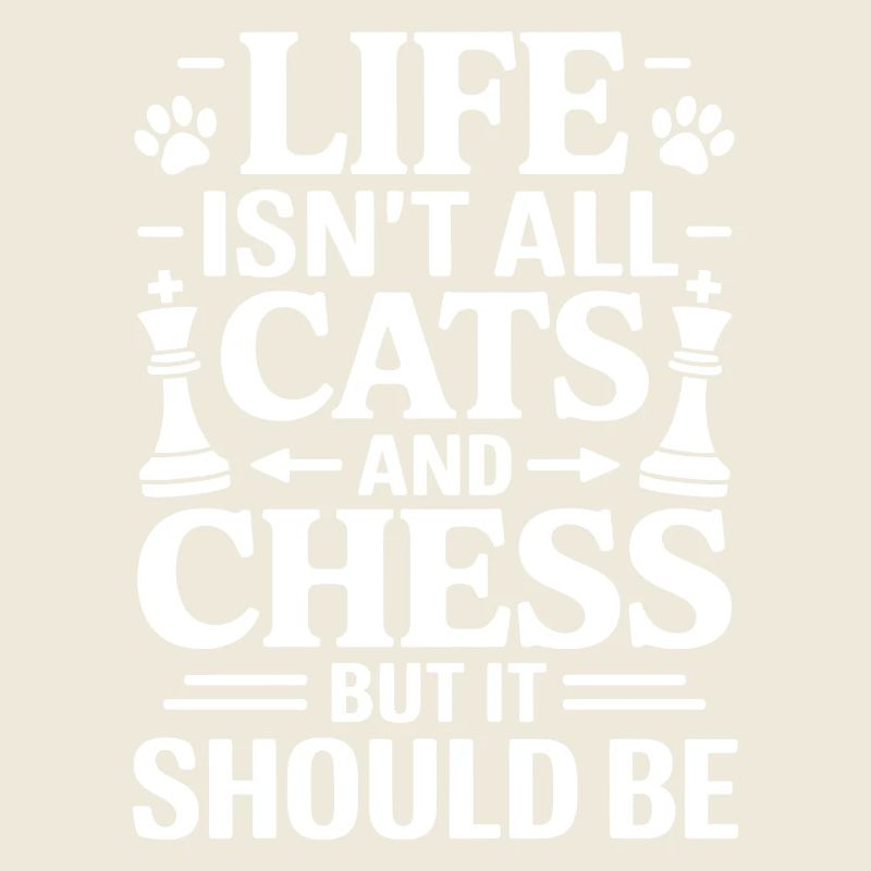 Échecs Disant Joueur D’échecs Chat Oeilles Cadeau