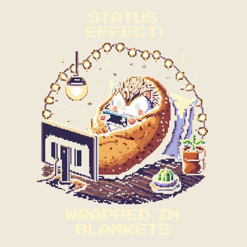 Statut : Blotti dans des couvertures