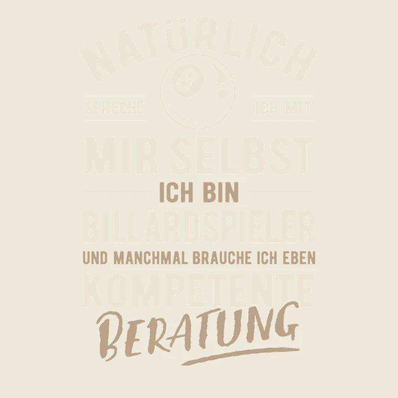 Natürlich spreche ich mit mir selbst - Billard