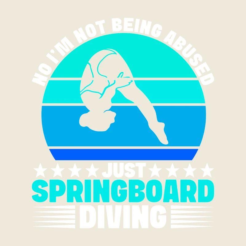 Kunstspringen Turmspringer Sprungbrett